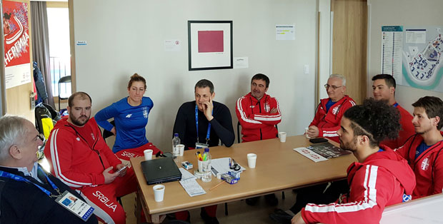 Маљковић и Вишацки обишли српске спортисте у олимпијском селу