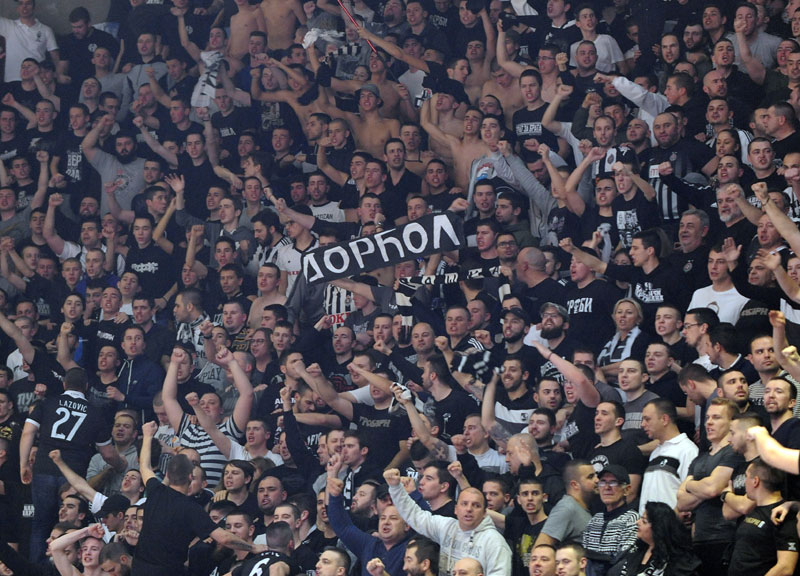 Партизан кажњен са 500 евра