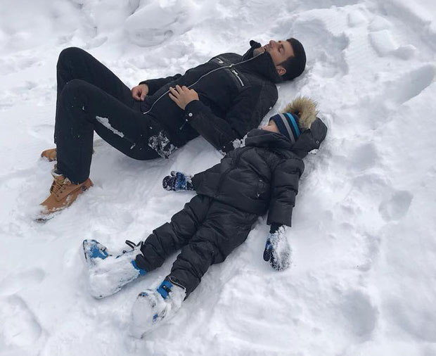 Новак на скијању