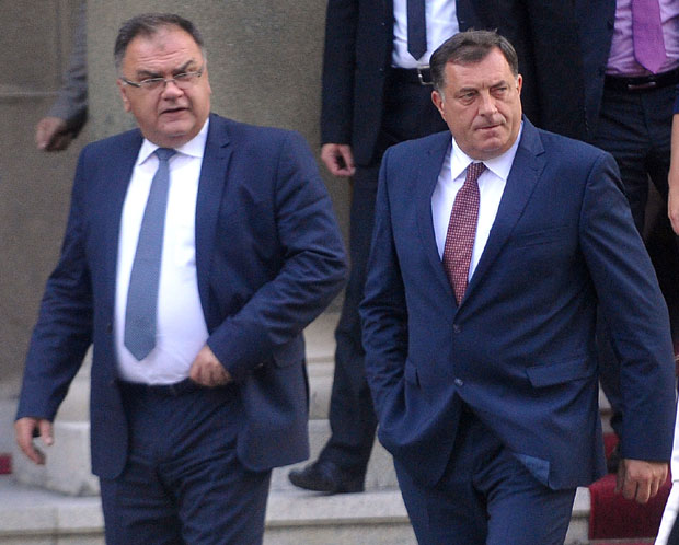 Додик и Иванић са изаслаником генсека УН за превенцију геноцидa