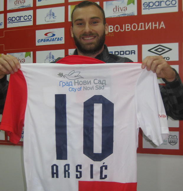 Арсић: Долазак у Војводину корак напред у мојој каријери