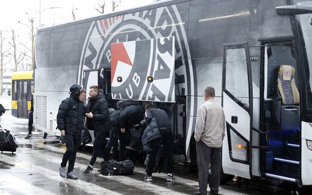 Фудбалери Партизана отпутовали у Плзењ: Доктор кроји тим за Чехе