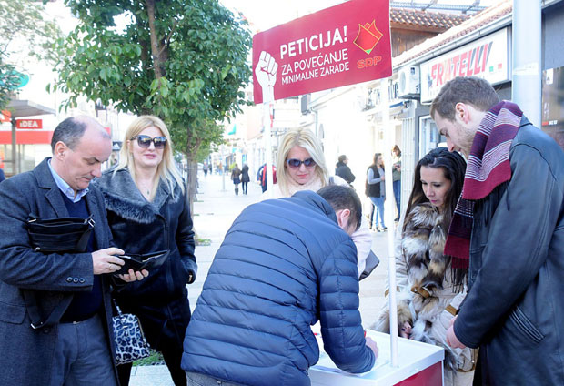 Минималац у Црној Гори већи за 57 евра?