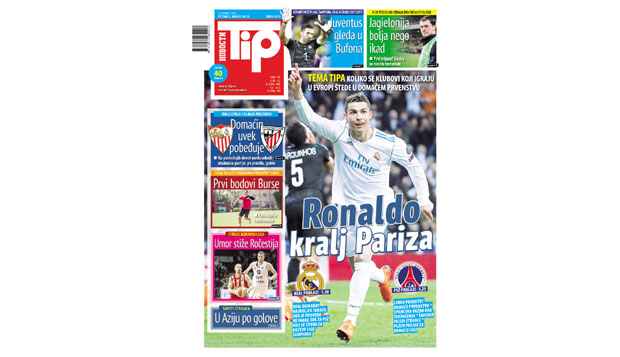 У СУТРАШЊЕМ БРОЈУ ТИПА: Колико се клубови који играју у Европи штеде у националним првенствима