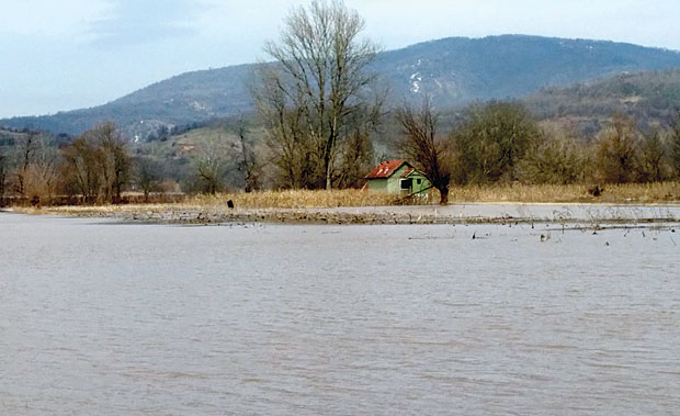 РХМЗ: Упозорење на интензивно топљење снега; Сава расте код Шапца, очекују се ванредне мере