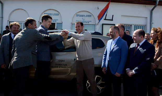 Дејан Станковић помаже Србима на Космету