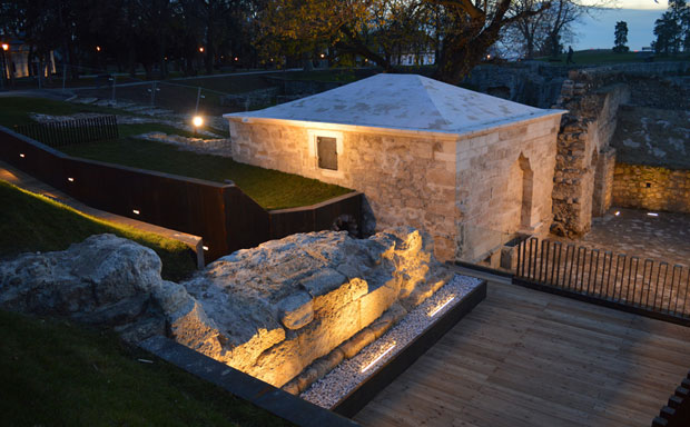 Откривен римски бедем поред чесме Мехмед-паше