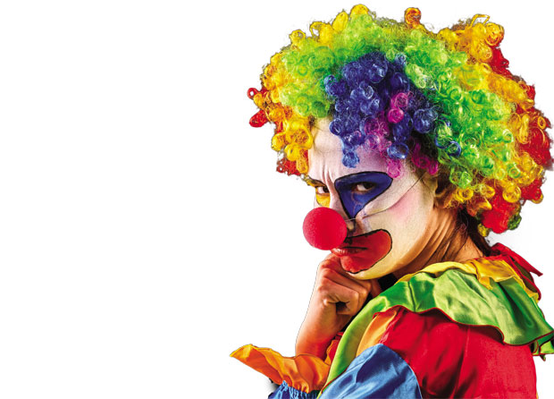 Кловнови плаше малишане