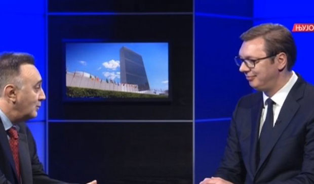 ВУЧИЋ ИЗ ЊУЈОРКА: Претходне власти ставиле печат на косовску независност; Покушавамо да извучемо највише што можемо