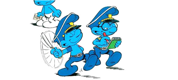 Кажњен јер је упозоравајући на радар назвао полицајце “Штрумпфовима”