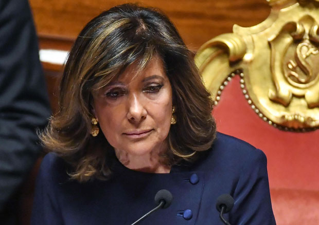 Берлусконијева савезница прва жена на челу Сената