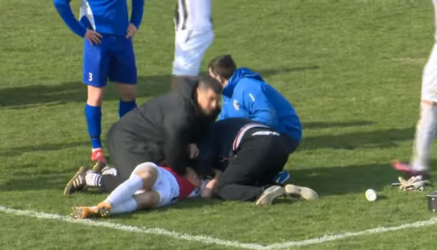 Објављен видео трагичне смрти хрватског фудбалера