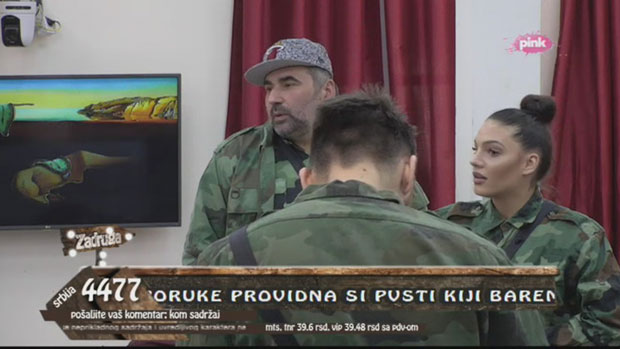 РИЈАЛИТИ ЗАДРУГА: Војска слуша Микија