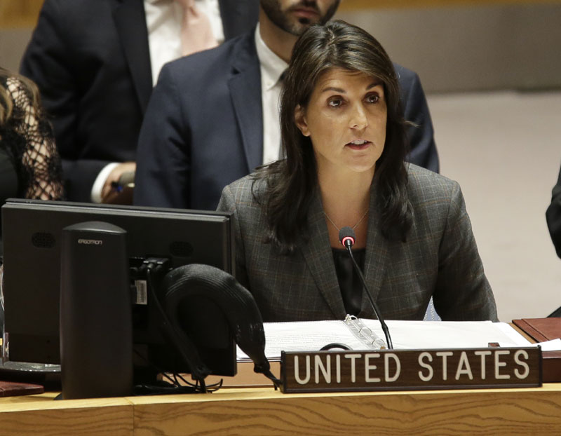 Хејли: Нећемо више плаћати 28,5 одсто трошкова мисија УН