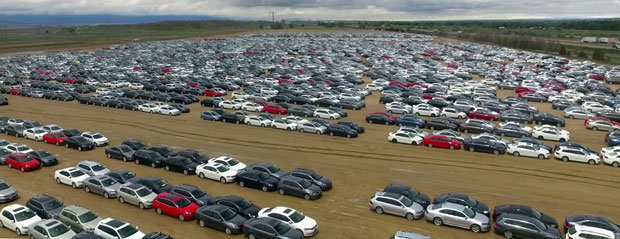 Гробље дизелаша усред Калифорније