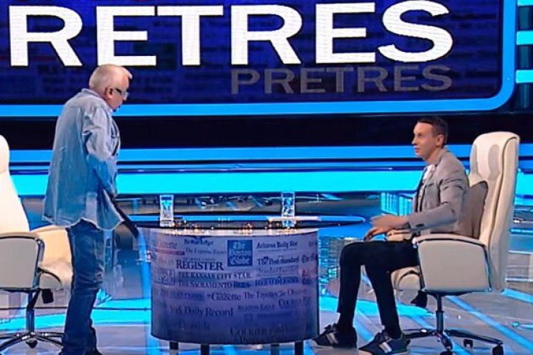 ЕРА ОЈДАНИЋ ПОСРНУО: Скинуо се у емисији, изводило га обезбеђење (ВИДЕО)