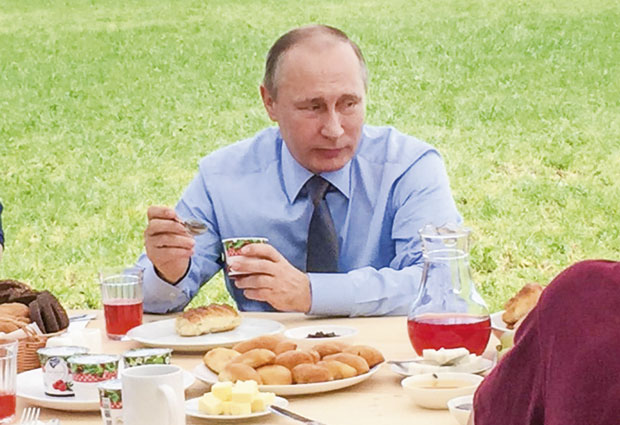 Како се храни Владимир Путин