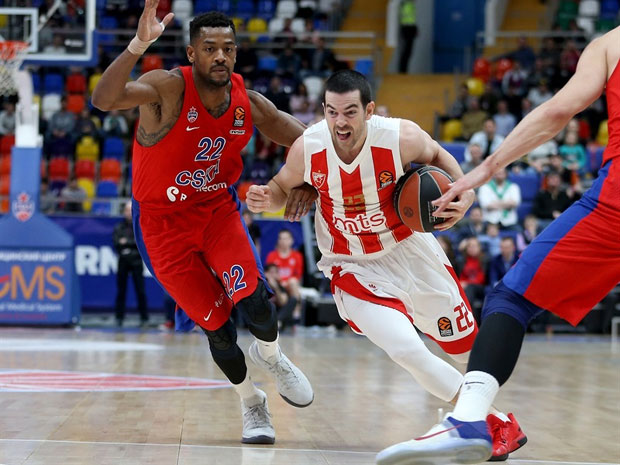 ЧАСТАН ОПРОШТАЈ ЗВЕЗДЕ: ЦСКА тек у последњој четвртини сломио отпор црвено-белих