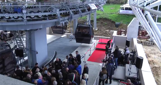 Свечано отварање Требевићке жичаре обележила веридба