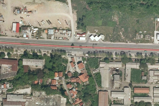 Бициклистичка стаза у Вишњичкој 