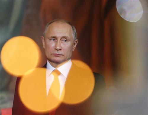  Ускрс у Русији, Путин на литургији (ВИДЕО)