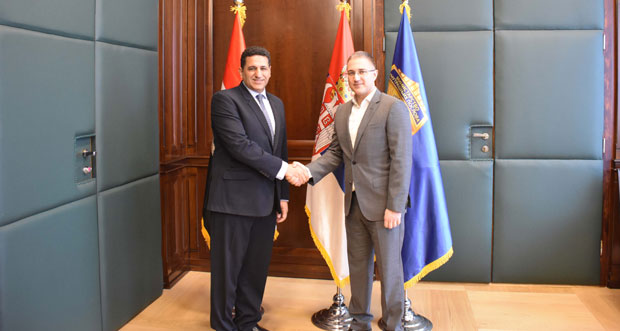 Стефановић са амбасадорима Египта и Туниса (ФОТО)