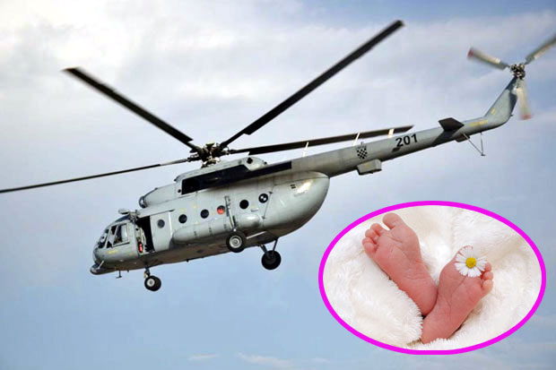 Девојчица рођена у хеликоптеру Хрватског ратног ваздухопловства