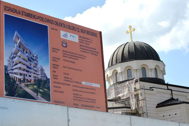 ИЗГРАДЊА ПОСЛОВНО-СТАМБЕНОГ КОМПЛЕКСА НА НОВОМ БЕОГРАДУ: За СПЦ пословни објекат, за суинвеститора станови