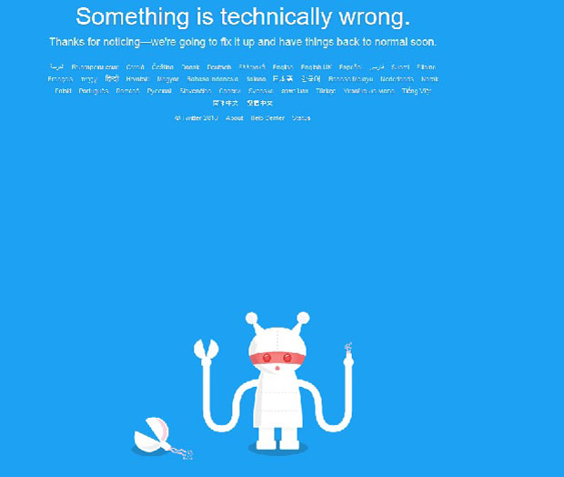 Пао Твитер, нико не зна шта је узрок