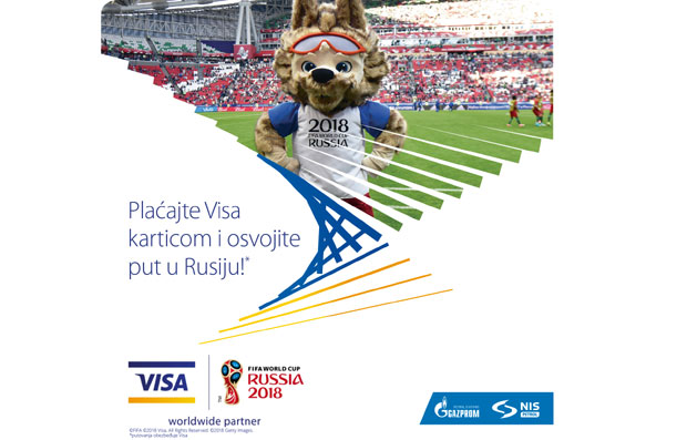 GAZPROM бензинске станице и Visa шаљу срећног добитника на FIFA World Cup™ у Русију