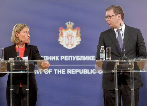 Вучић са Могеринијевом о дијалогу: Сигуран сам, Албанци неће основати ЗСО