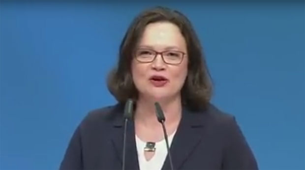 Андреа Налес прва жена на челу СПД