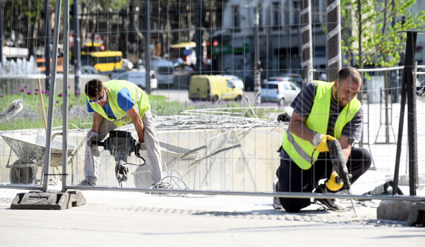 Бетон на Славији пуцао због немара