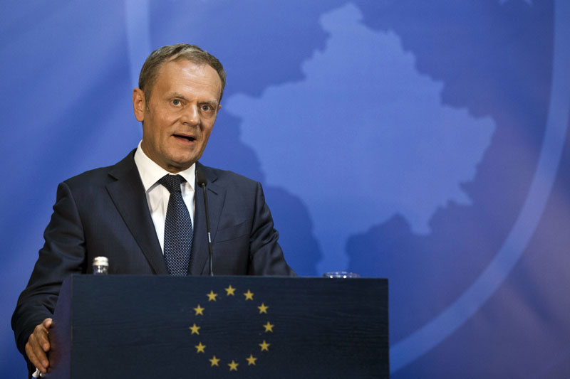 Туск: Оптимиста сам када је у питању дијалог Београда и Приштине; Тачију честитке за демаркацију и рођендан