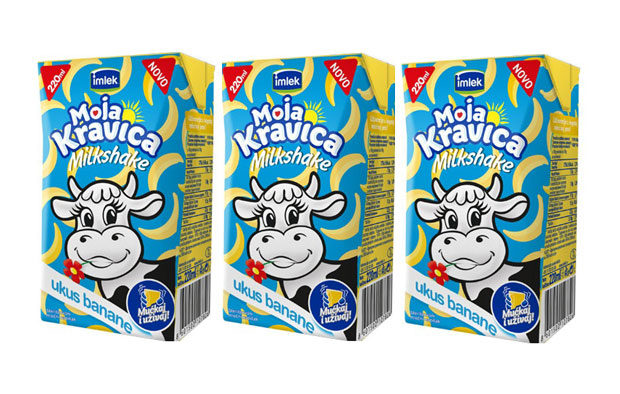 Нови Моја Кравица Милкшејк са укусом банане