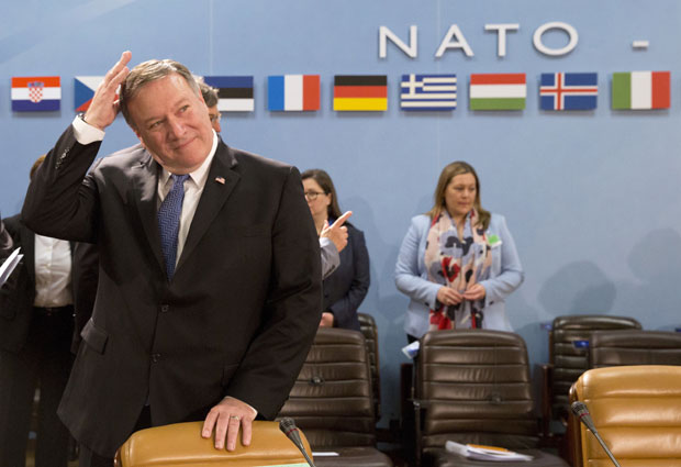 Помпео у седишту НАТО у Бриселу