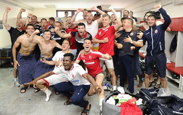 СЛАВЉЕ У КРУШЕВЦУ: Звезда је шампион!