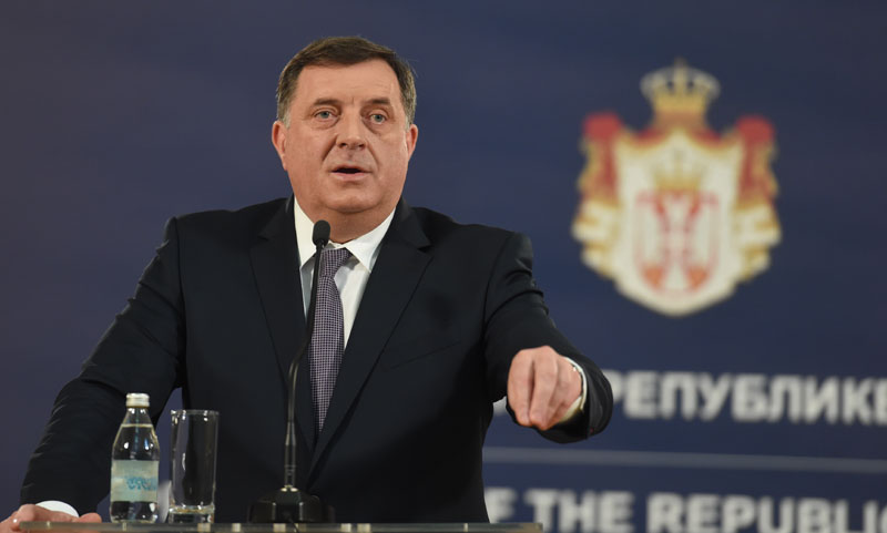 Додик: Питање границе са Србијом решити на начин који је предложио Београд