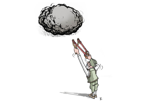 На облаке удара 14.000 ракета