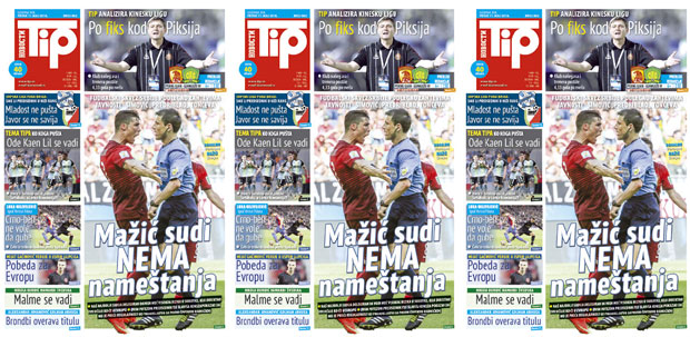 У НОВОМ БРОЈУ ТИПА: Мажић суди, биће поштено