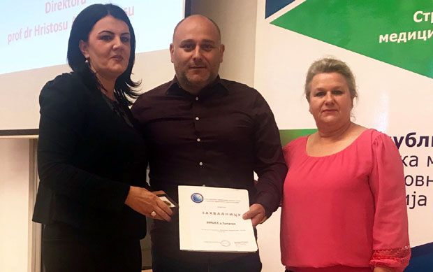 Златник цара Лазара - директору Високе медицинске школе