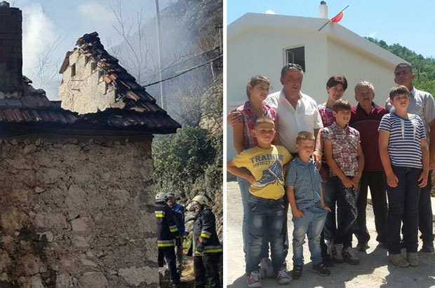 Нова кућа подигнута на згаришту