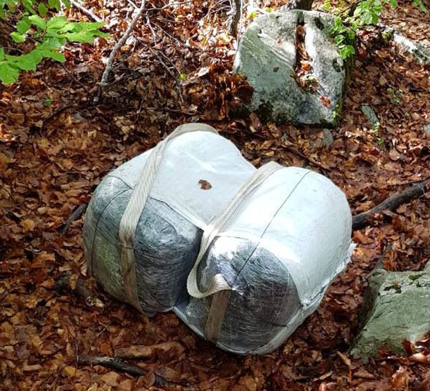 ЈУРЊАВА НА ГРАНИЦИ: Када су видели граничаре побацали џакове са марихуаном и кренули да беже