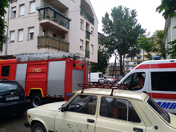 Нови Сад: Децу спасли из запаљеног стана