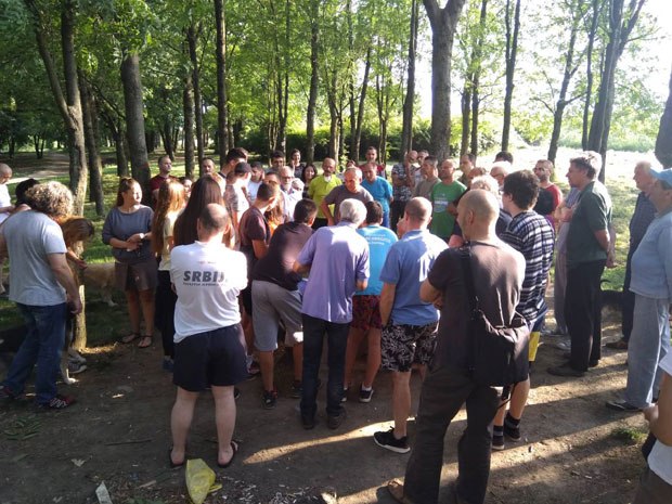 Петлово брдо: Опет протест код Борића