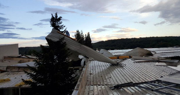 У Бујановцу оштећена Симпова фабрика, у Миоковцима град падао седам минута, дрвеће изваљено, усеви страдали (ВИДЕО)