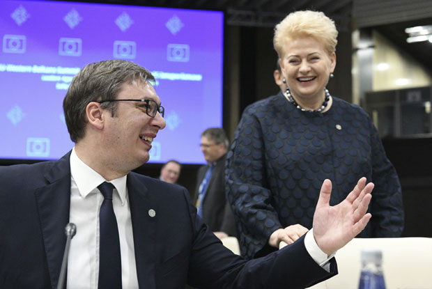 Вучић са председницом Литваније о европском путу Србије