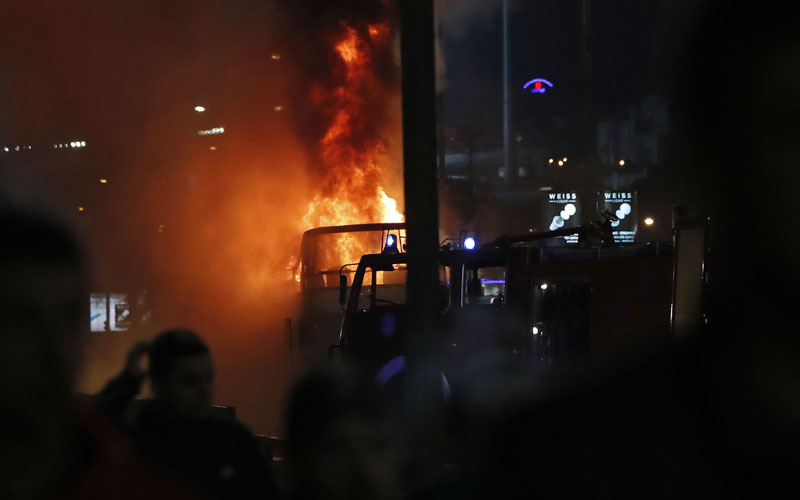 Ласта подноси пријаву због запаљеног аутобуса