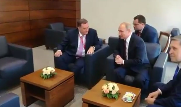 Додик у Русији: Путин уз Србе и Српску
