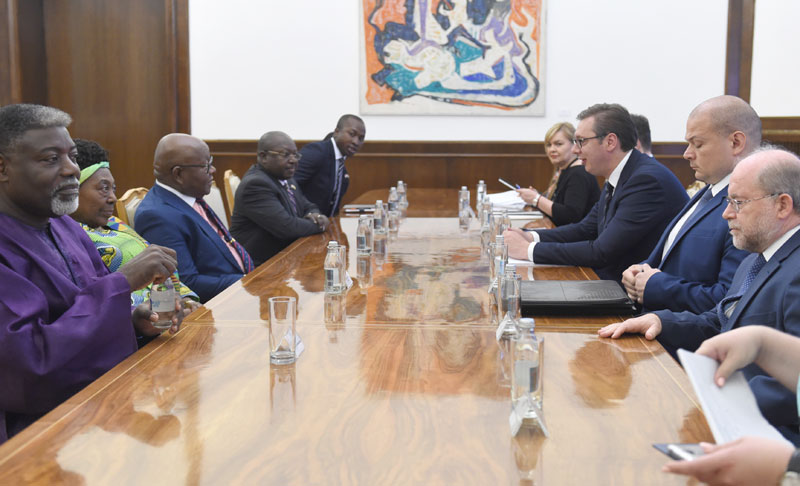 Вучић и Окваја о унапређењу сарадње Србије и Гане